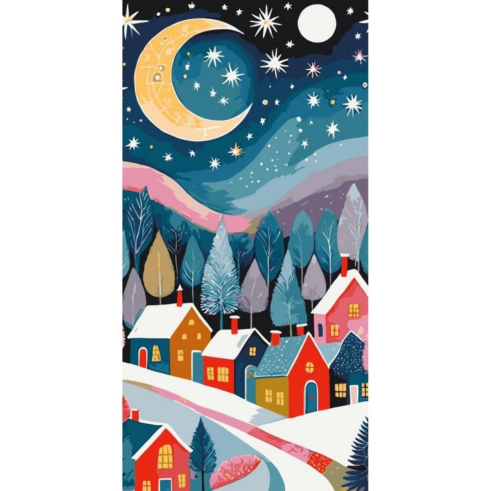 Картина по номерам Ideyka Звездный уют 40x80 см Разноцветный (PM-194-K-1371)