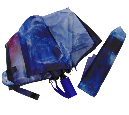 Парасолька напівавтомат Lantana 811-2 Космос антивітер Синій (1833882200) - фото 2