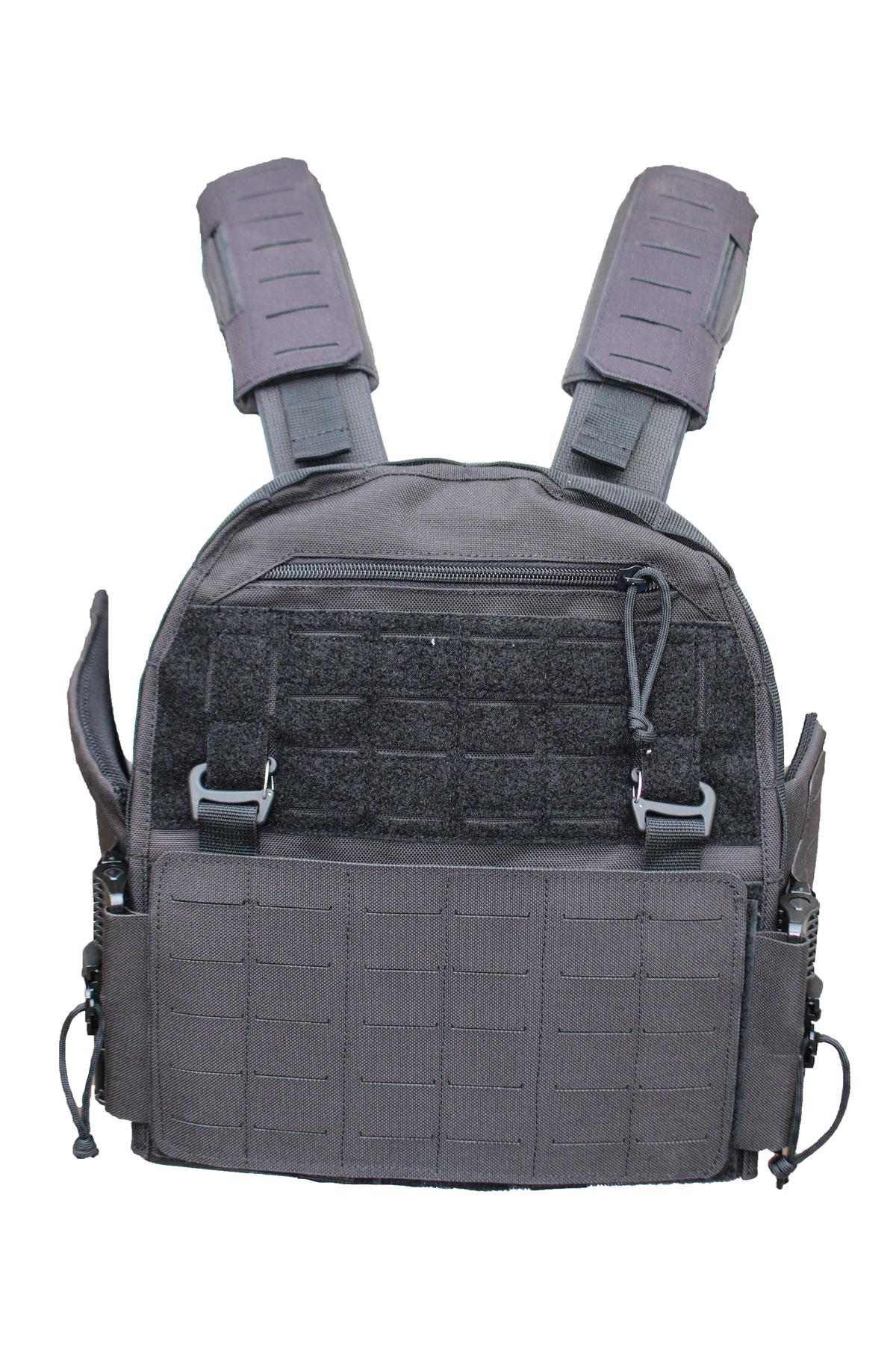 Плитоноска uaBronik Plate Carrier закрытого типа GEN 2.0 с камербандами панель Molle 150х300 мм Черный (3577862)