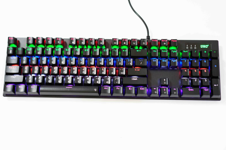Клавиатура игровая K101 RGB 104 механическая Black (10148)