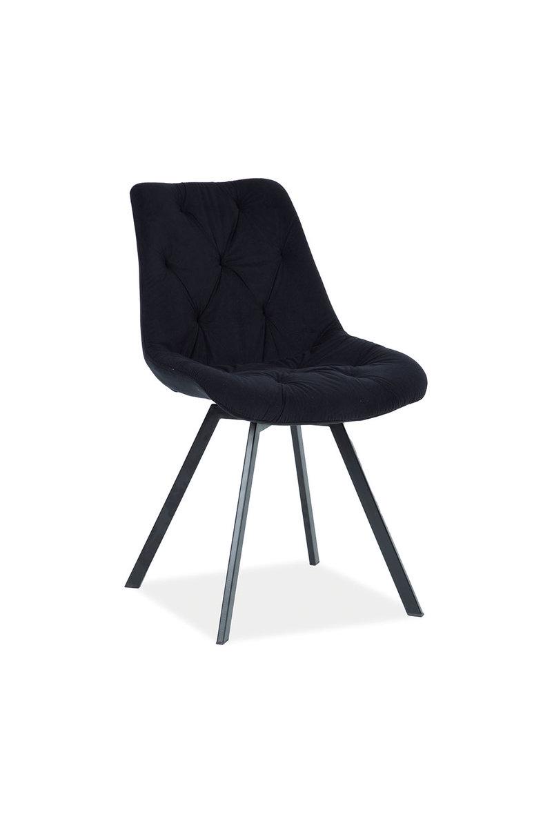 Стул Valente Matt velvet Черный (VALENTEMVCC)