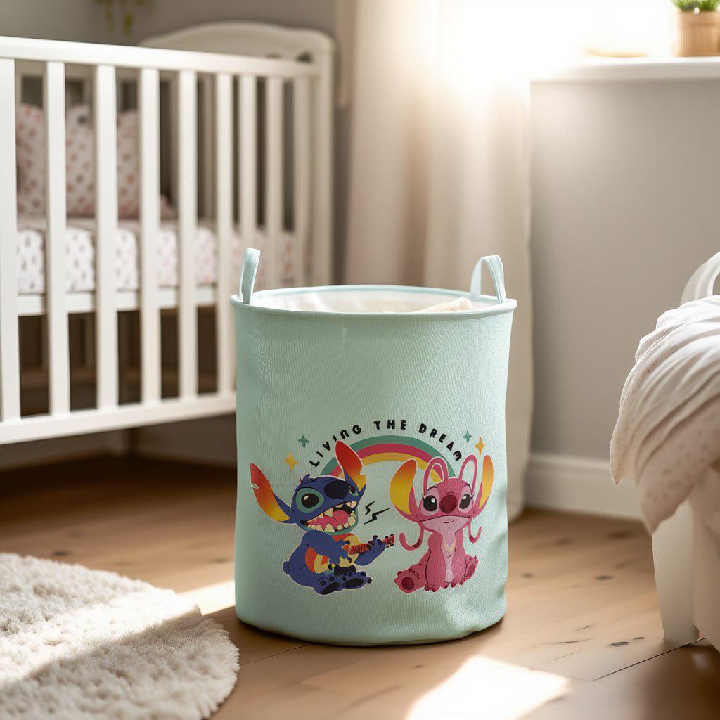 Корзина для игрушек белья хранения Disney Lilo&Stitch Лило и Стич с подкладкой 50х40 см - фото 4 Корзина для игрушек белья хранения Disney Lilo&Stitch Лило и Стич с подкладкой 50х40 см - фото 4