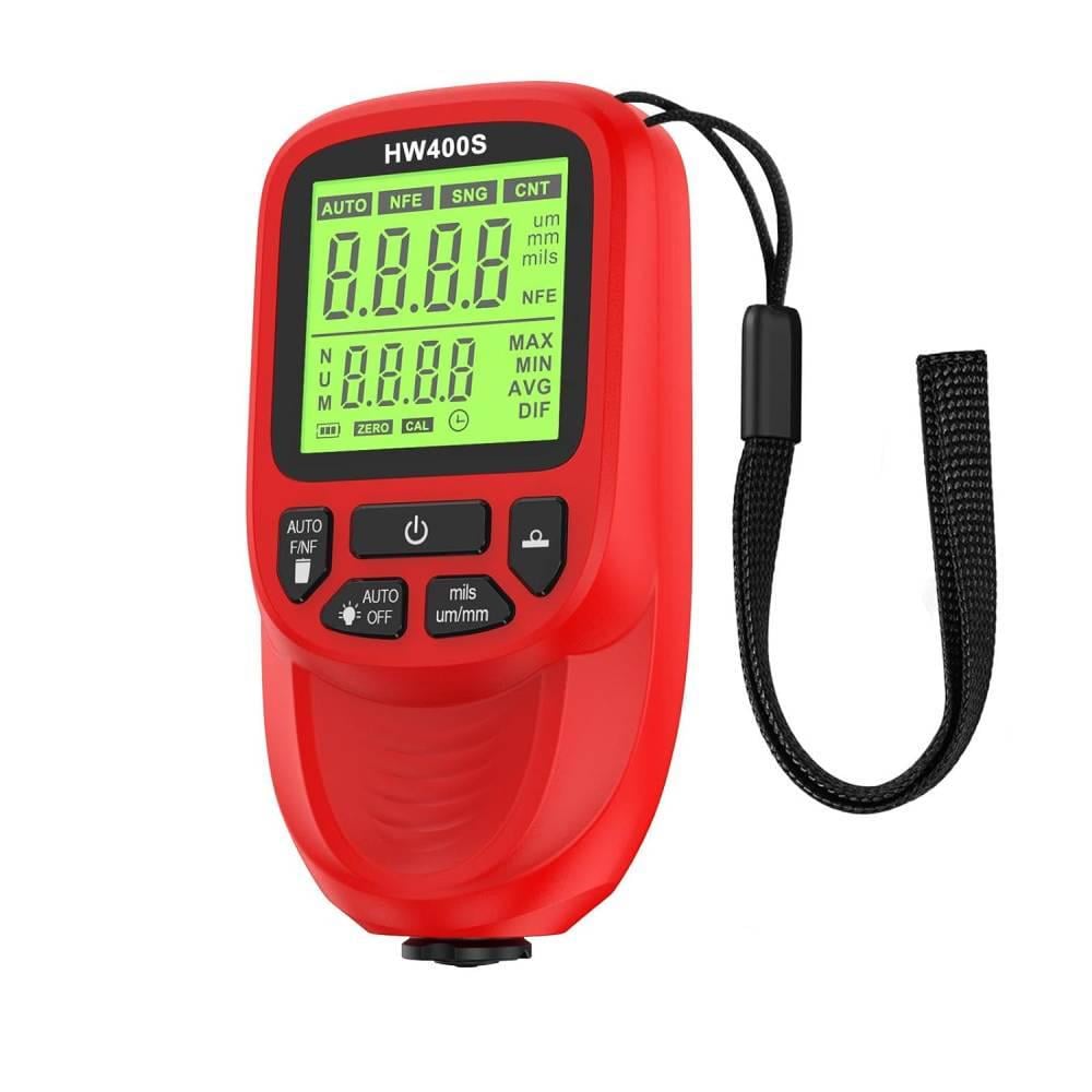 Товщиномір фарби автомобіля HW400S цифровий Червоний (3309933)