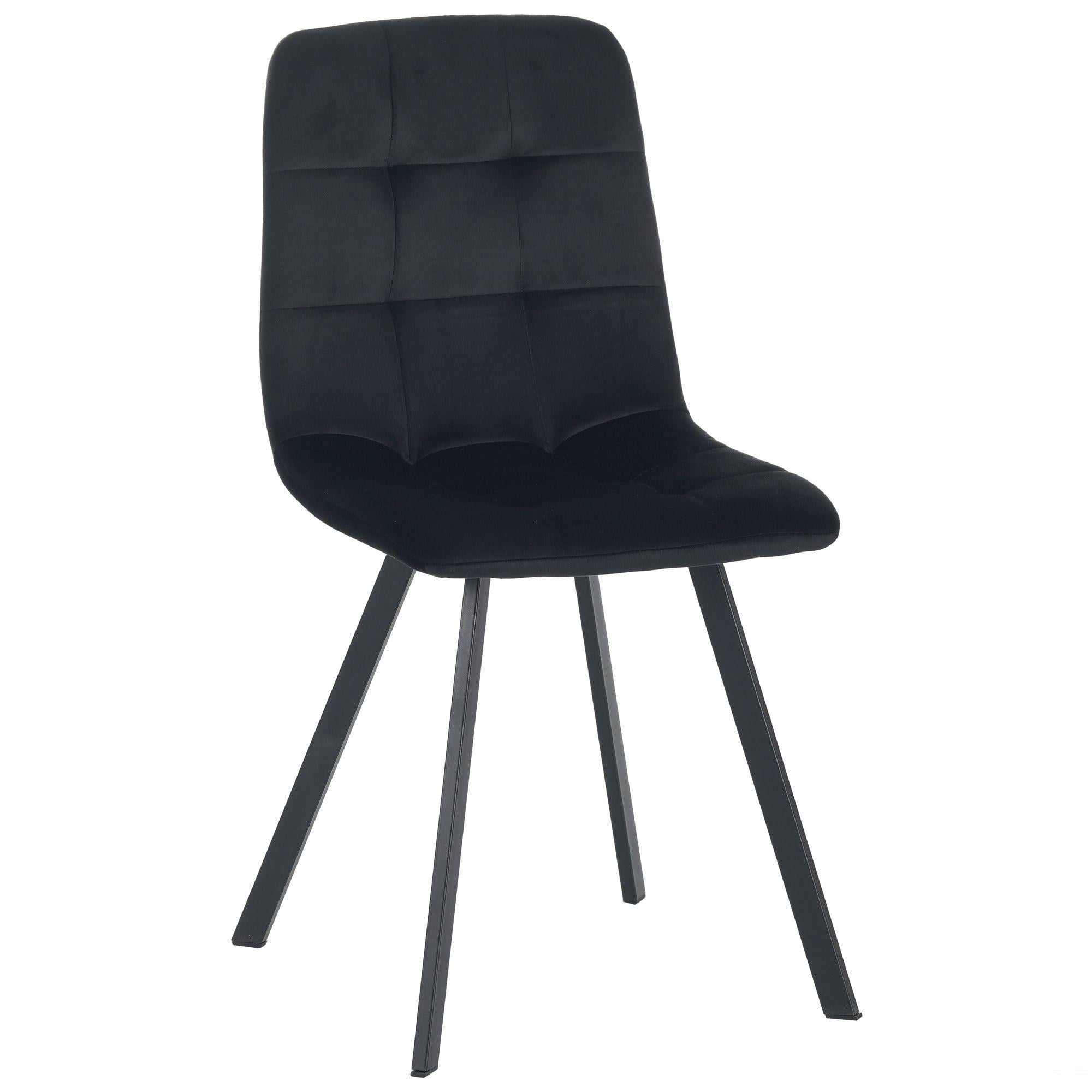 Кухонный стул AMF Harlem велюр Черный (555427)