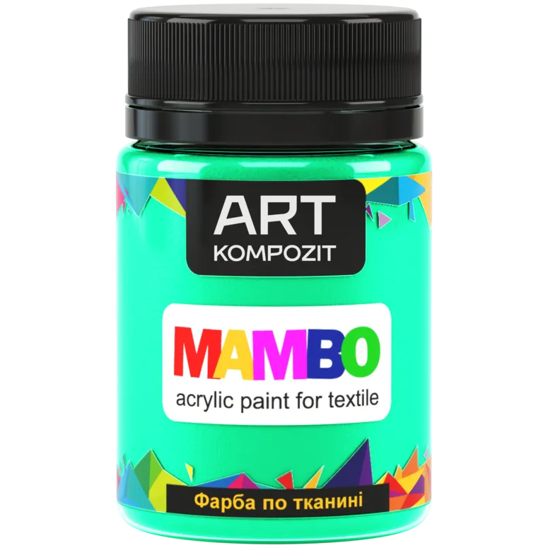 Краска по ткани ART Kompozit MAMBO 50 мл 81 Флуоресцентный зеленый (746862)