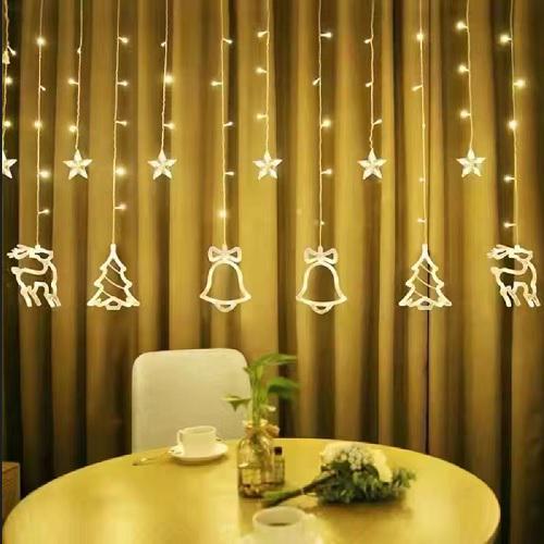 Гирлянда-занавеска светодиодная Stenson Christmas lights R92657 120L 250х85 см (590854)