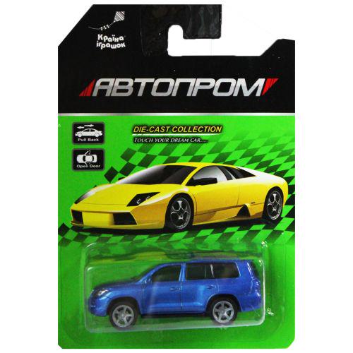 Машина металлическая Toyota 4х2х8 см Blue (197207)