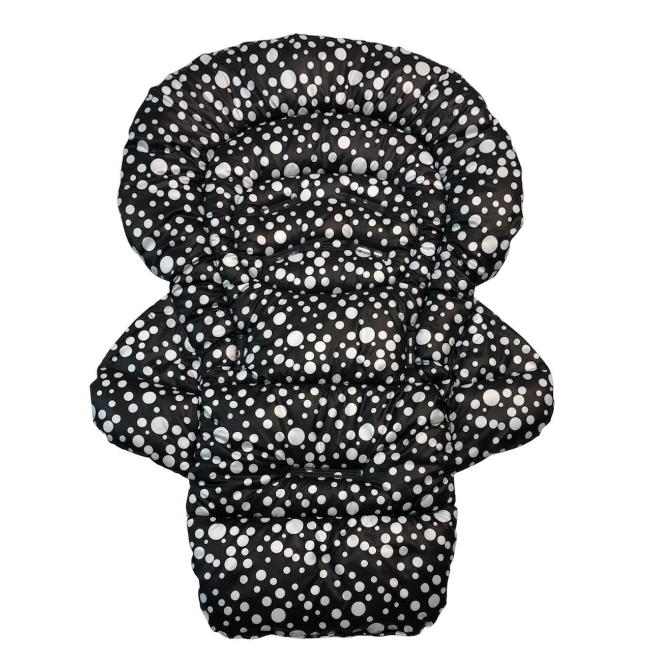 Чохол на стільчик для годування Chicco Polly Magic Relax з плащівки Чорний в горошок (3169552727) Чохол на стільчик для годування Chicco Polly Magic Relax з плащівки Чорний в горошок (3169552727)