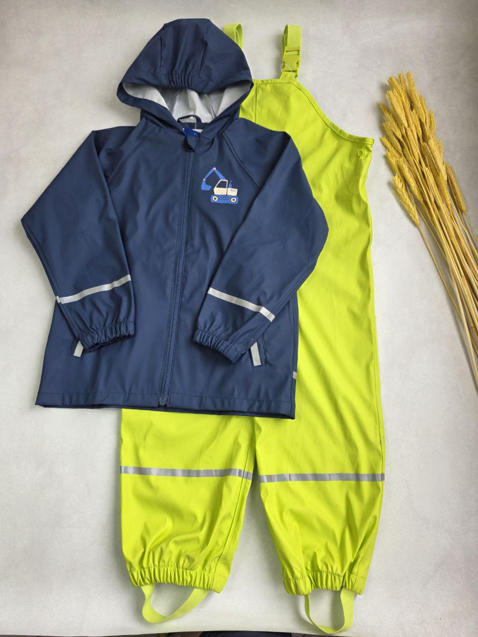 Дождевик-комплект для мальчика Lupilu без утепления 110-116 см (086623/791489)