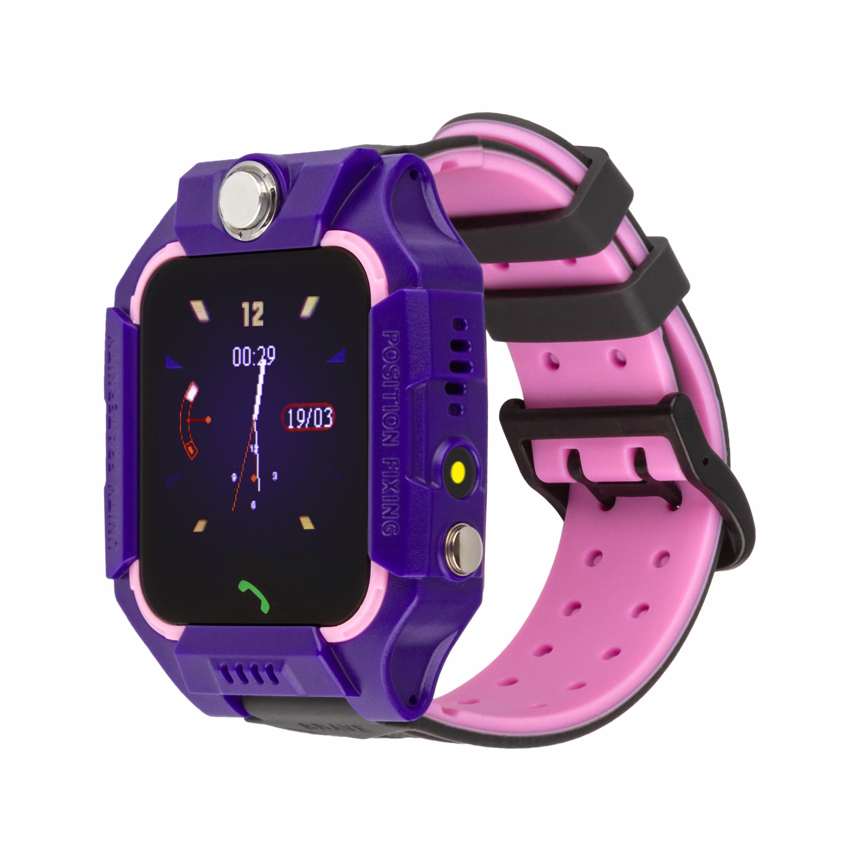 Детские смарт часы-телефон с термометром Discovery D3000 THERMO LED Light Purple