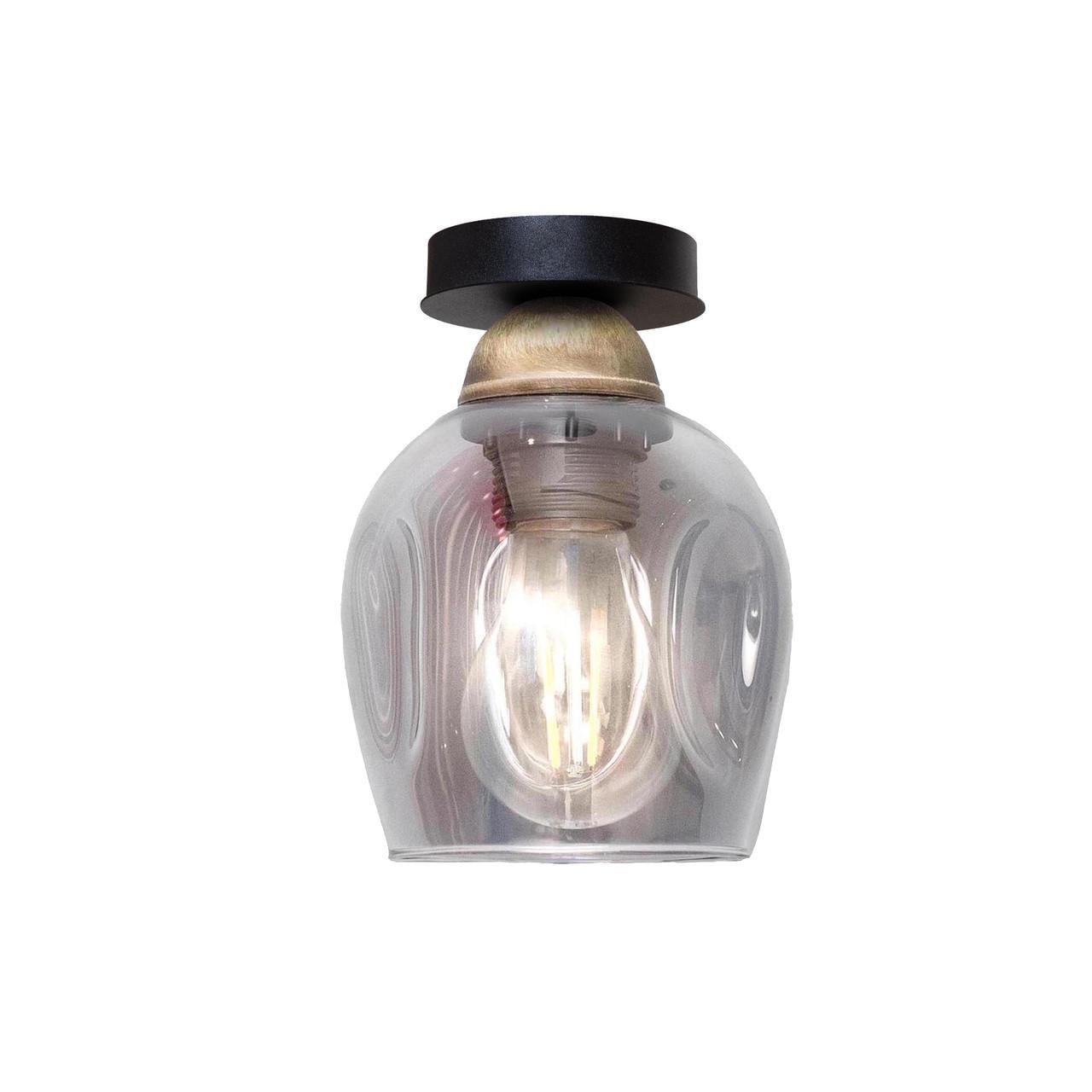 Стельовий світильник MSK ELECTRIC Enigma під одну лампу Е27 Чорний (PL 202412 BK) Стельовий світильник MSK ELECTRIC Enigma під одну лампу Е27 Чорний (PL 202412 BK)