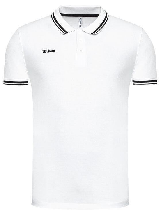 Поло мужское Wilson TEAM II COTTON POLO S Белый (WRA794301 S) - фото 5