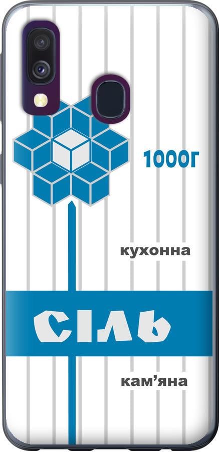 Чехол на Samsung Galaxy A40 2019 A405F Соль UA (5625u-1672-42517)