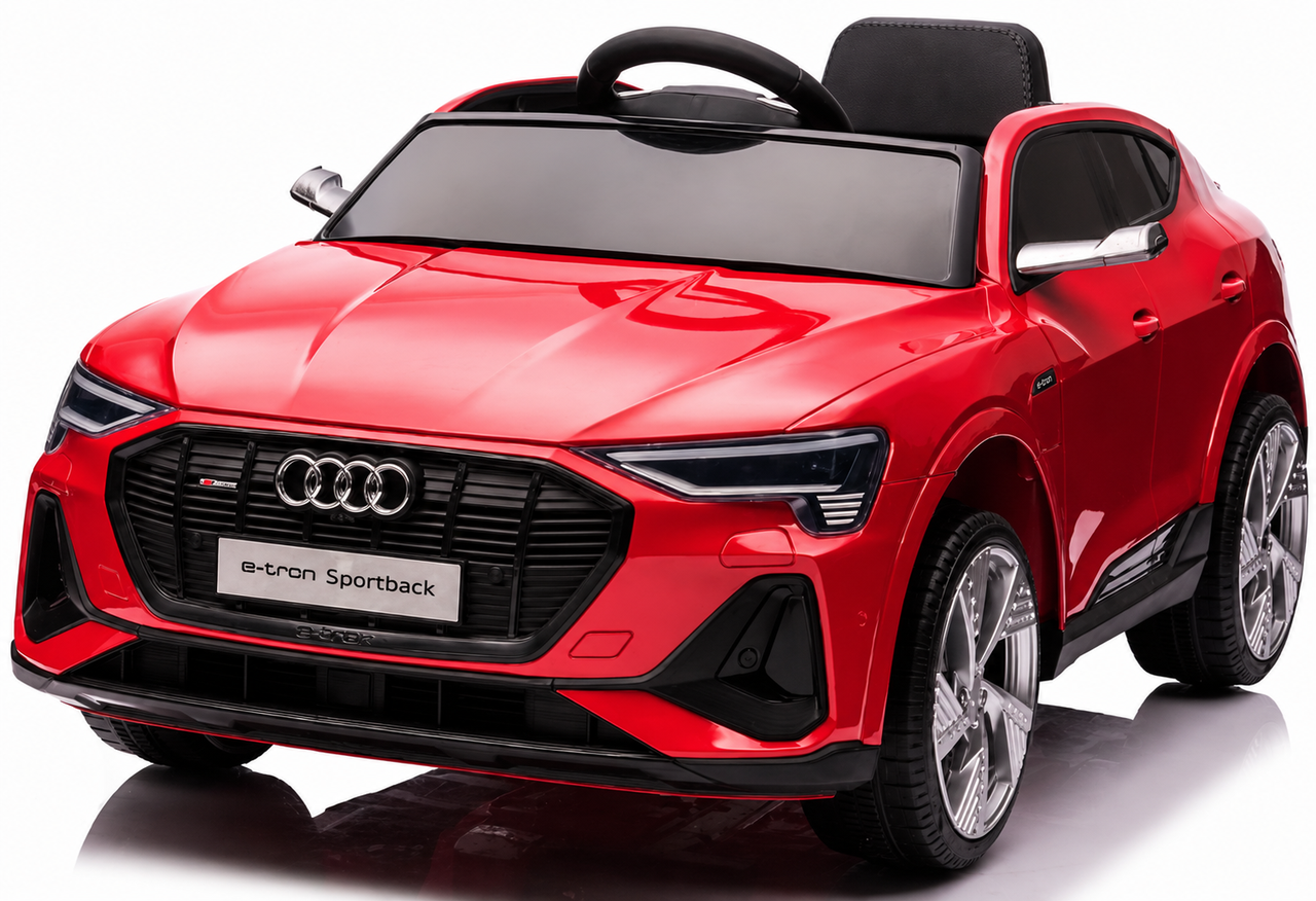Детский электромобиль Diego Audi e-tron 12V с пультом управления Красный