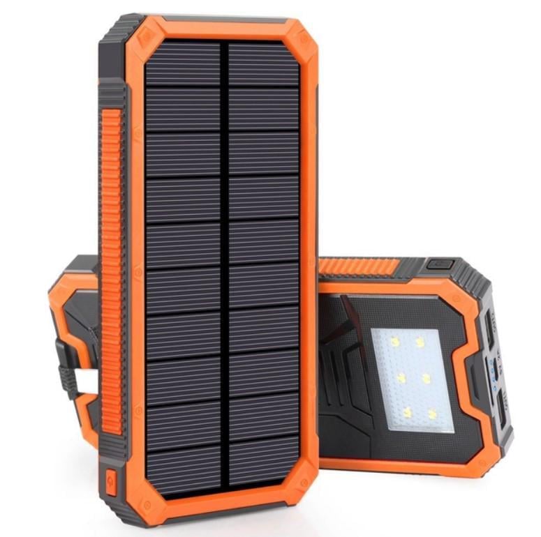 Повербанк автономный Solar 50000 мАч с подзарядкой от солнца и дополнительным LED-освещением (2104618804) - фото 12