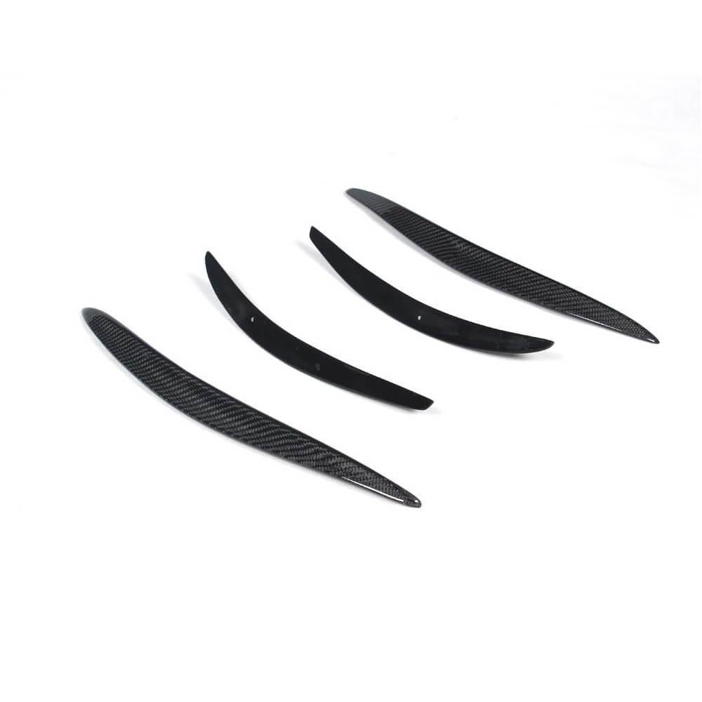 Накладки на задний бампер DDCarbon для S-Line SD 2012-2016/Audi A3 2012-2020 гг. карбон (133020)