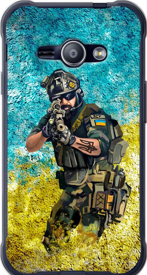 Чехол на Samsung Galaxy J1 Ace J110H Воин ЗСУ (5311u-215-42517) Чехол на Samsung Galaxy J1 Ace J110H Воин ЗСУ (5311u-215-42517)