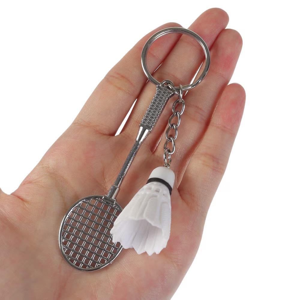 Брелок для ключей Бадминтон с воланчиком металлический Белый (99_7_0_1С) - фото 12 Брелок для ключей Бадминтон с воланчиком металлический Белый (99_7_0_1С) - фото 12