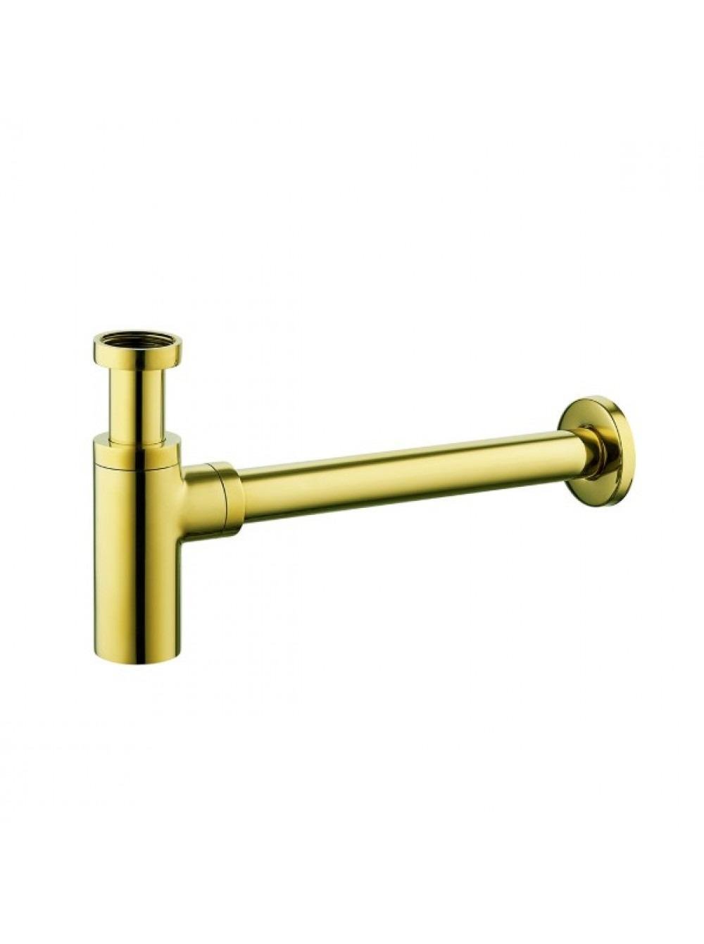 Сифон для умивальника латунний Frap F82-3 1 1/4" Золотий  (27821460)