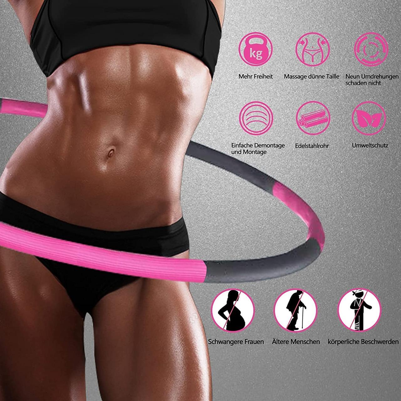 Обруч для фитнеса Qunpon Хула-хуп регулируемый 94 см - фото 4 Обруч для фитнеса Qunpon Хула-хуп регулируемый 94 см - фото 4