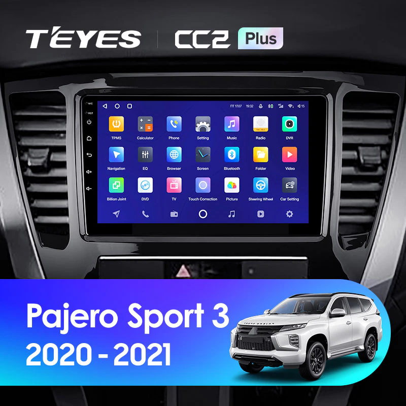 Автомагнитола штатная Teyes CC2 Plus для Mitsubishi Pajero Sport 3 2020-2021 Android CC2 PLUS 6+128G Wi-Fi+4G (1798534448) - фото 3