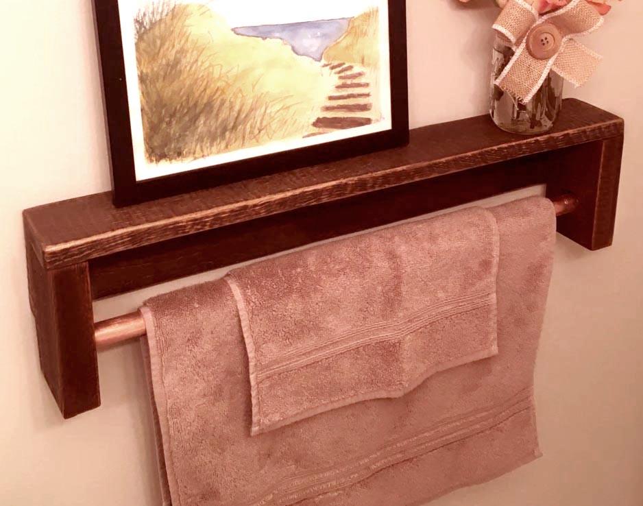 Полка для ванной из дерева Зеветаль Савоярди (ВНП/010015)