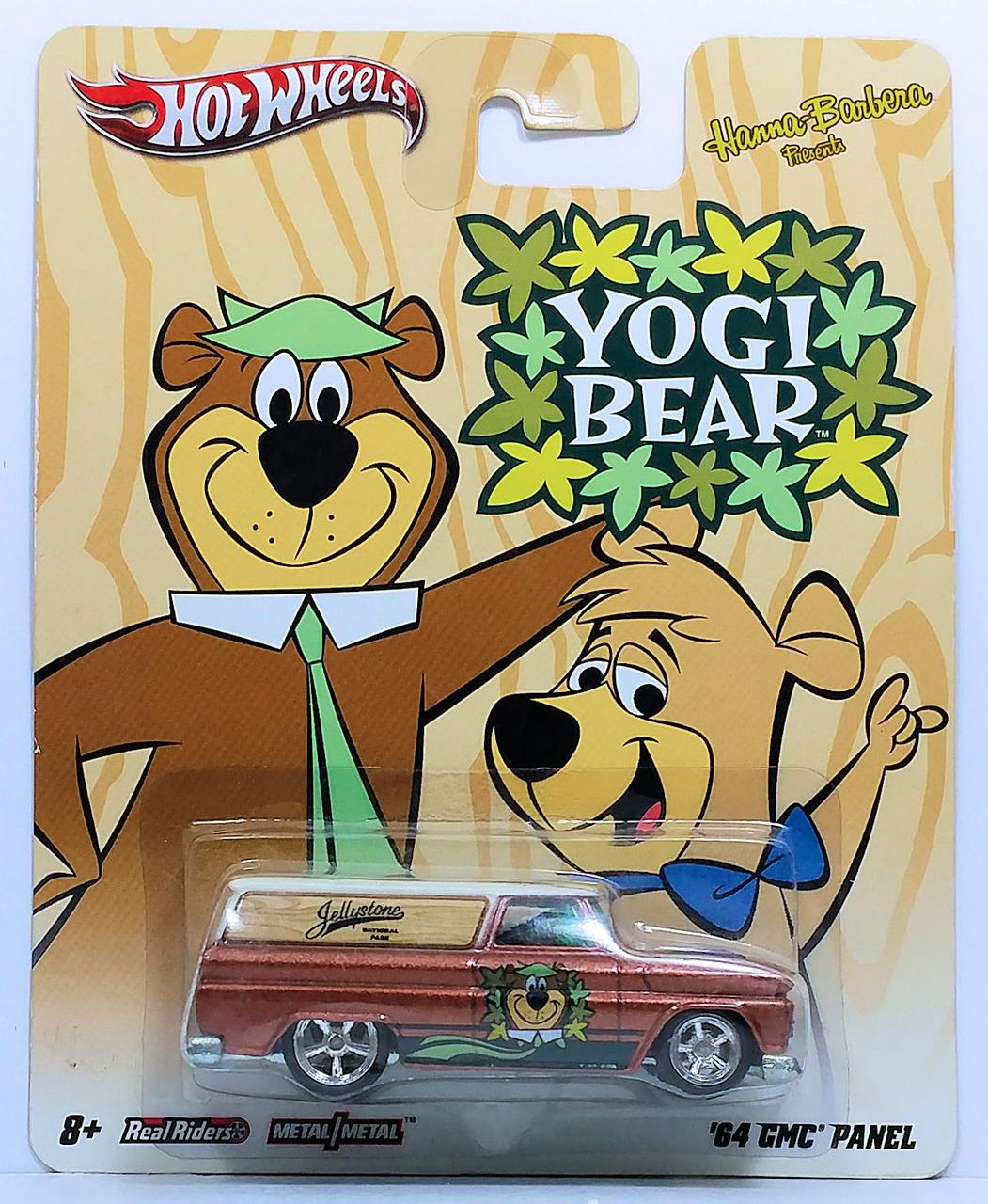 Игрушечная машинка Hot Wheels Premium 64 GMC Panel 2012 Nostalgic Brands Hanna- Barbera Yogi Bear (W6655)