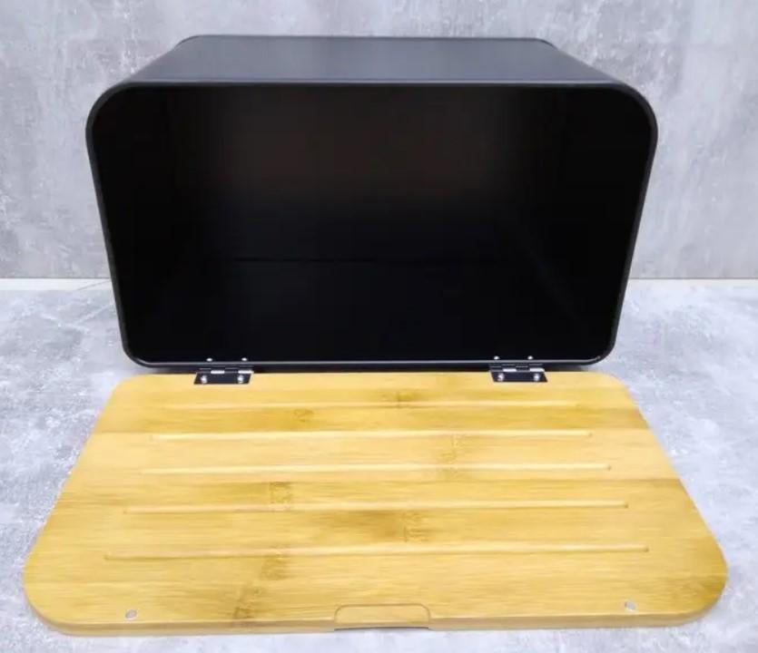 Хлібниця з металу прямокутна Maestro MR-1770 35x21x21 см Чорний (2104618635) - фото 10 Хлібниця з металу прямокутна Maestro MR-1770 35x21x21 см Чорний (2104618635) - фото 10