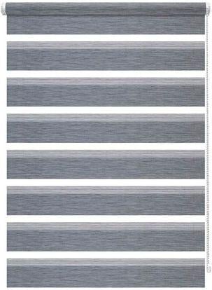 Ролета день-ніч 140x150 см Сірий (ВН3006)