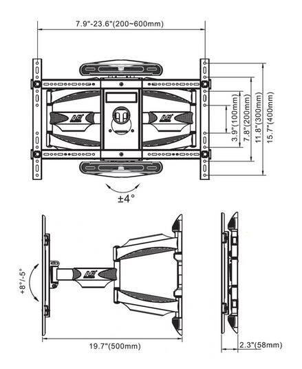 Крепление для телевизора Bass Polska 45-70" BH (15554) - фото 6