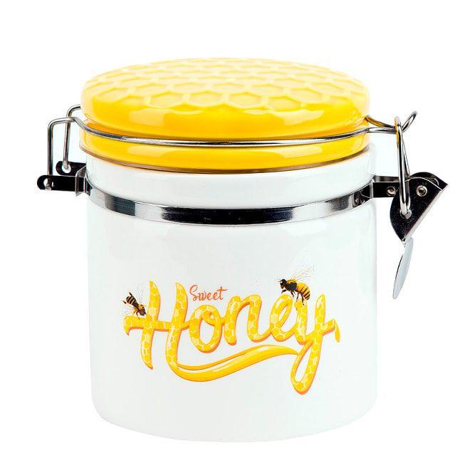 Банка керамическая с крышкой Flora Honey 480 мл (32478)
