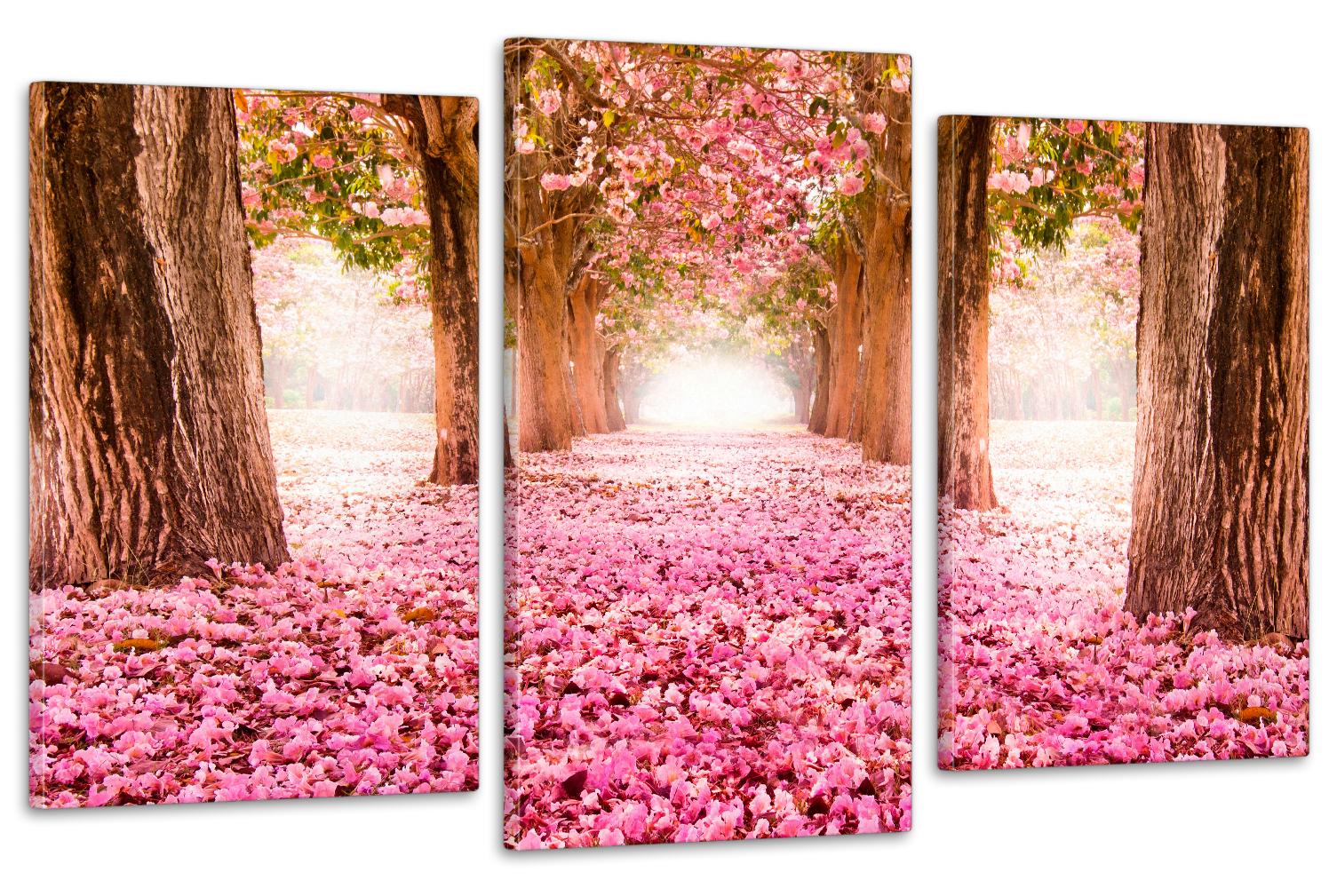 Картина модульная в гостиную/спальню Сакура 53х100 см (Art-662_3)