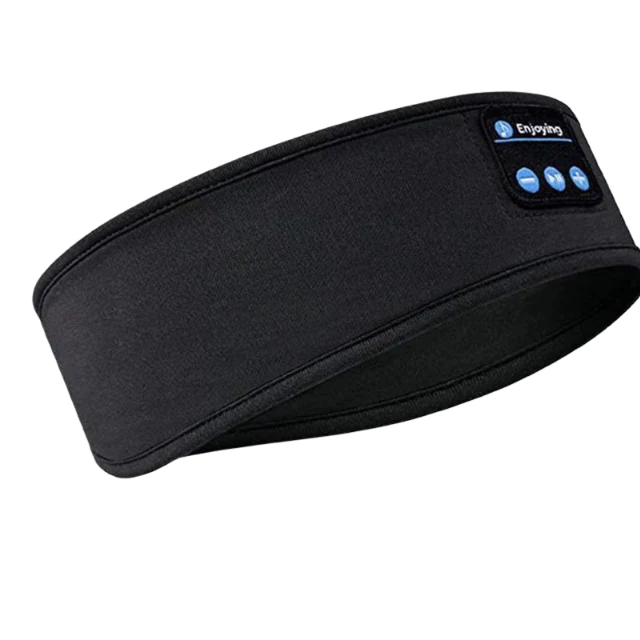 Наушники-повязка на голову для сна/спорта беспроводные Bluetooth Черный (13079773)