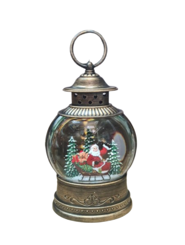 Ночник новогодний Xmas WDL-2103А музыкальный с эффектом снежного вихря от батареек (2761261062)