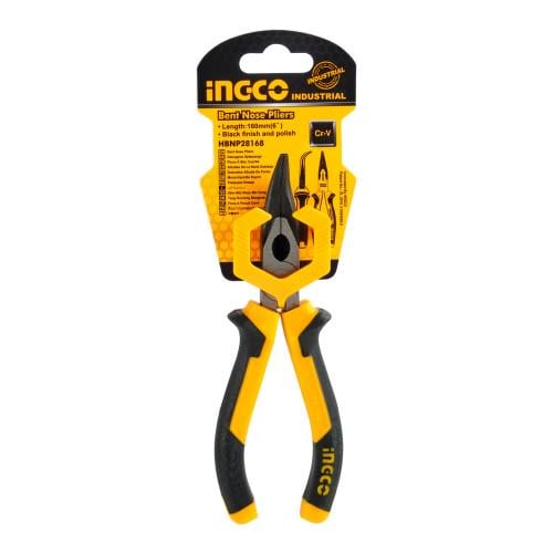 Длинногубцы изогнутые Ingco Industrial Master 160 мм (10636008)