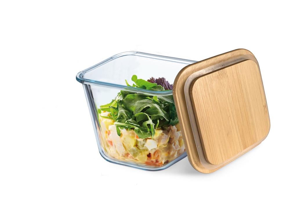 Емкость с бамбуковой крышкой Simax 7616/LB 0,9 л (314207) - фото 2 Емкость с бамбуковой крышкой Simax 7616/LB 0,9 л (314207) - фото 2