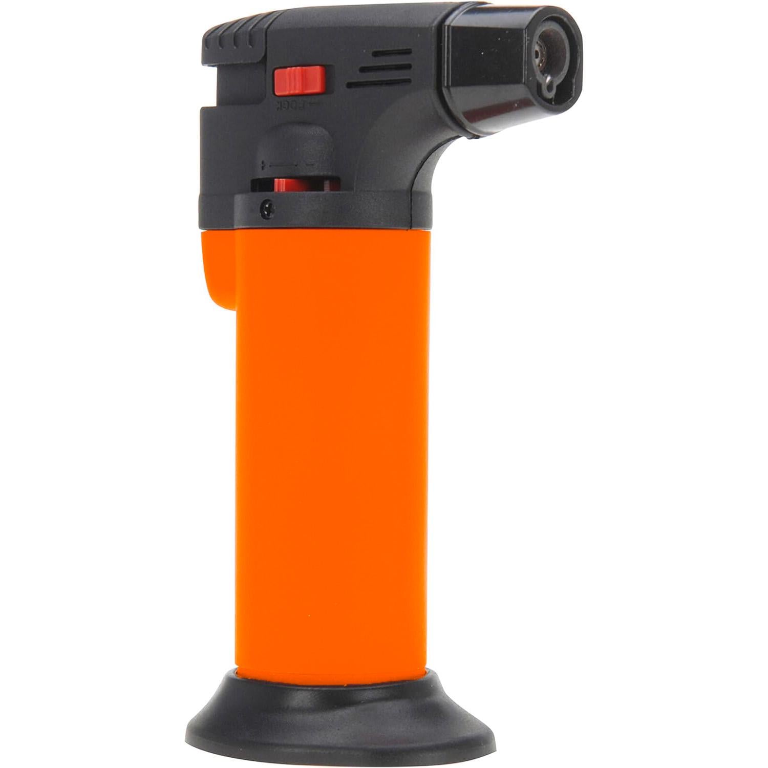 Кондитерская газовая горелка Blow Torch Jet Lighter для карамелизации и фламбировки блюд с пьезоподжигом Оранжевый