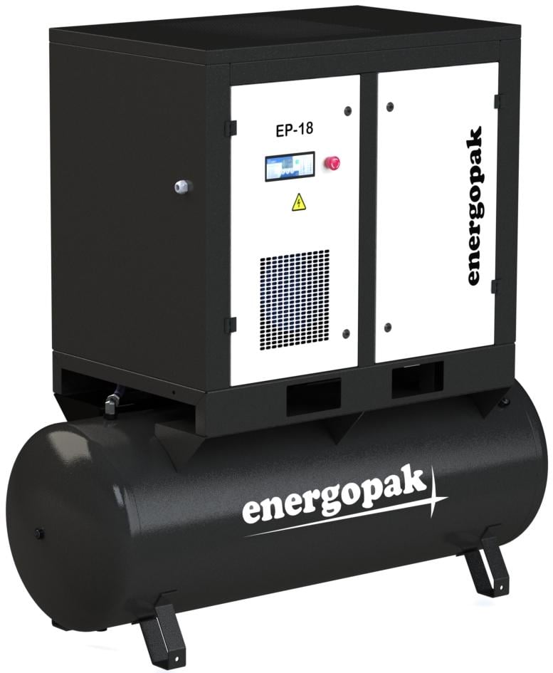 Компресор гвинтовий Energopak EP 18-T270 з ресивером 270 л 2,0 м3/хв 12,5 бар 18,5 кВт