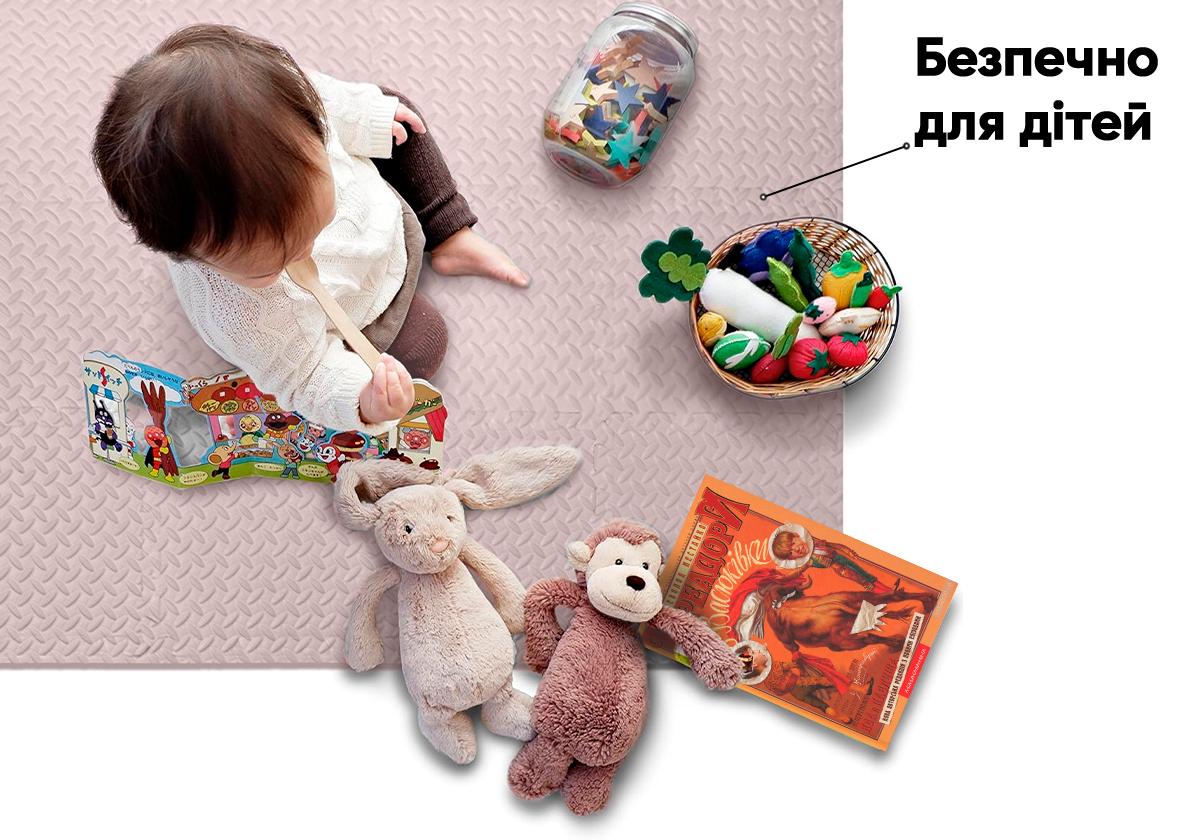 Татами мат-пазл EasyFit SwallowTail Хвост ласточки 4 шт./60х60х1 см Бежевый (EF-1950-BGE) - фото 5 Татами мат-пазл EasyFit SwallowTail Хвост ласточки 4 шт./60х60х1 см Бежевый (EF-1950-BGE) - фото 5