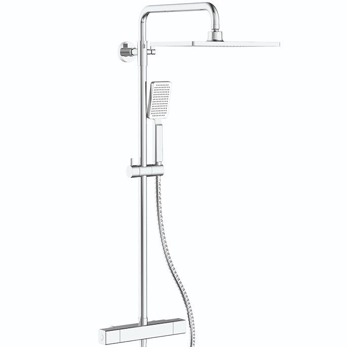 Душова система з термостатом KOER KB-53011-01 KR4722 Хром (209371)