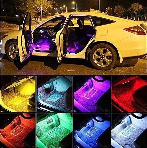 Подсветка универсальная RGB led с микрофоном для автомобиля (ma147) - фото 3
