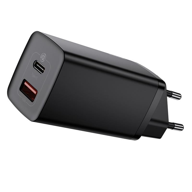 Зарядний пристрій BASEUS GaN2 Lite Quick Charger 65W USB Type-C Black (CCGAN2L-B01)