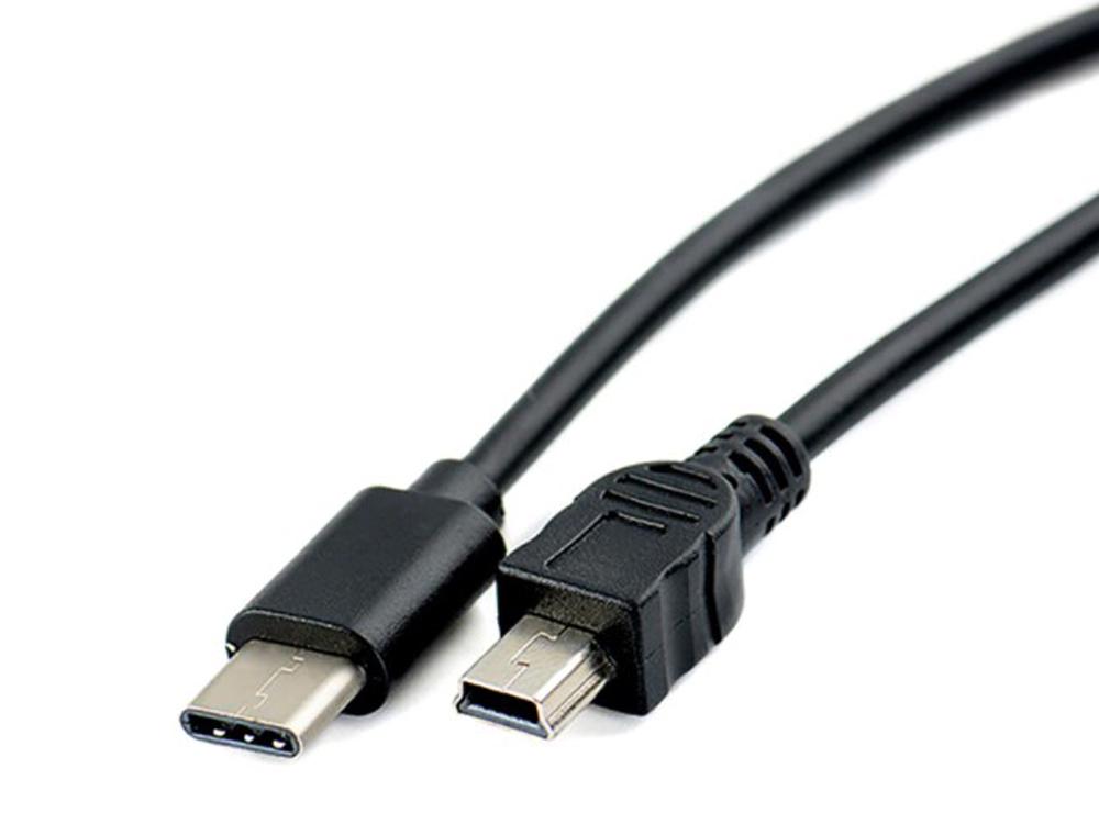 Кабель переходник с USB Type C на Mini USB (Е1009-244-00)