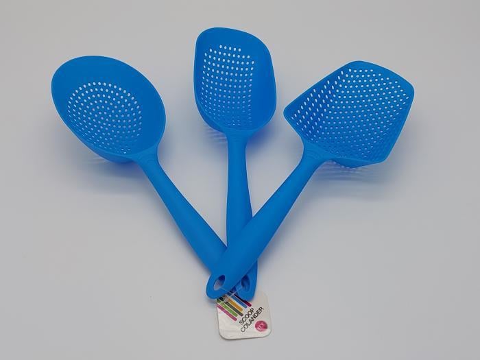 Набор ложек-шумовок поварских перфорированных 33 см 3 шт. (609341646) - фото 2 Набор ложек-шумовок поварских перфорированных 33 см 3 шт. (609341646) - фото 2