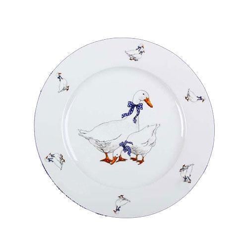 Набор тарелок обеденных Thun Saphir Гуси фарфор 6 шт. d 21 см (2642300)