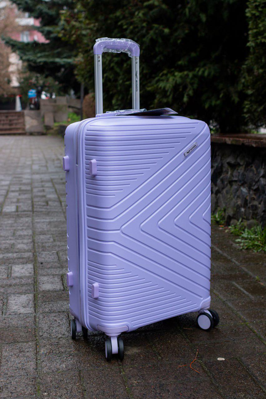 Валіза пластикова Wings 181-05 поліпропілен 100% середній Фіолетовий (11838319) - фото 5 Валіза пластикова Wings 181-05 поліпропілен 100% середній Фіолетовий (11838319) - фото 5