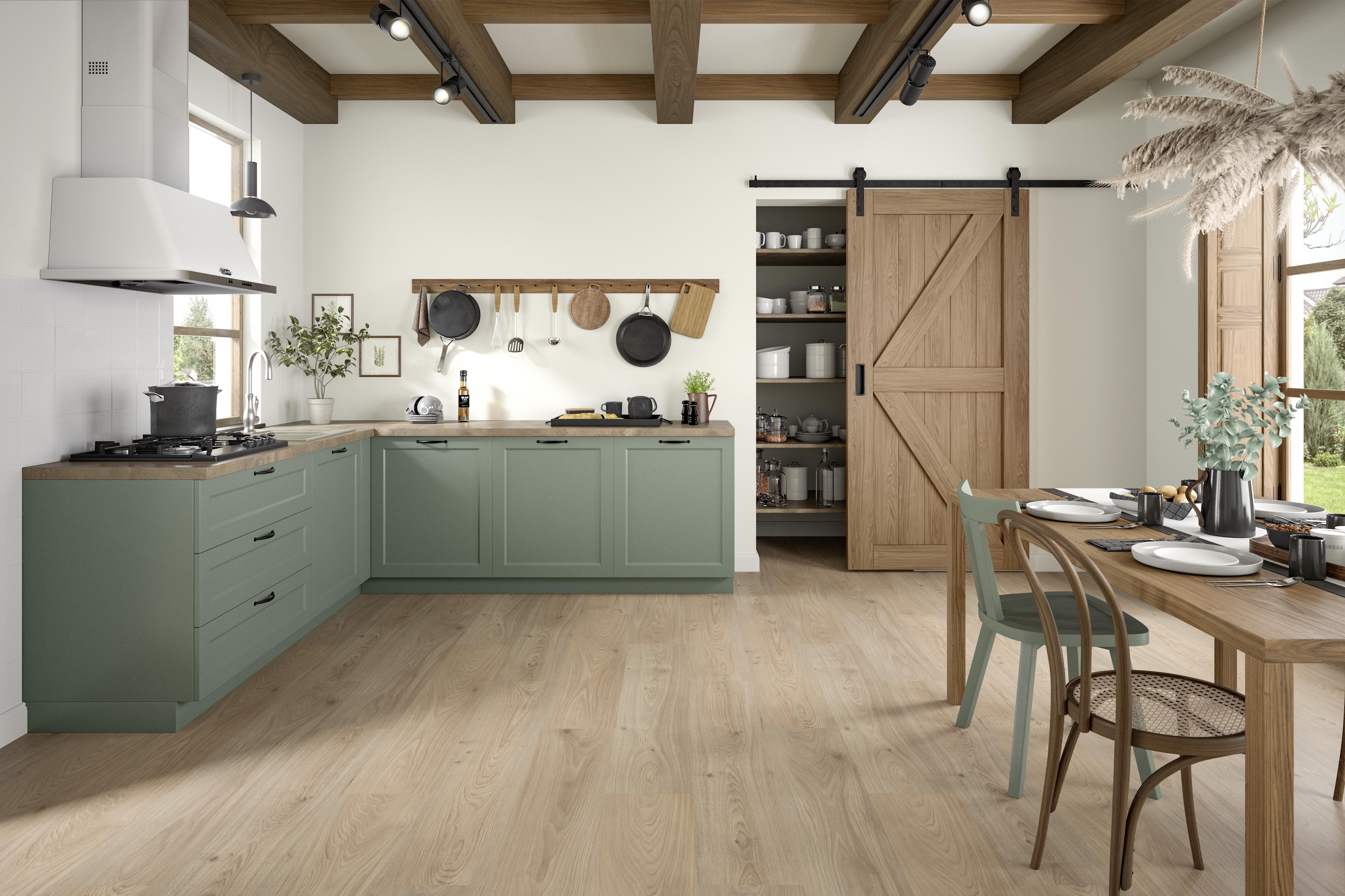 Пол водостойкий EGGER AquaDura+ 33 класс Дуб Лана натуральный