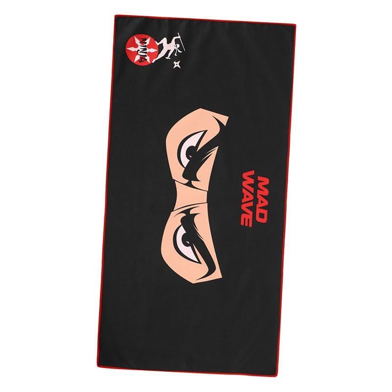 Полотенце спортивное Mad Wave Ninja M076104101W Черное (33444015)