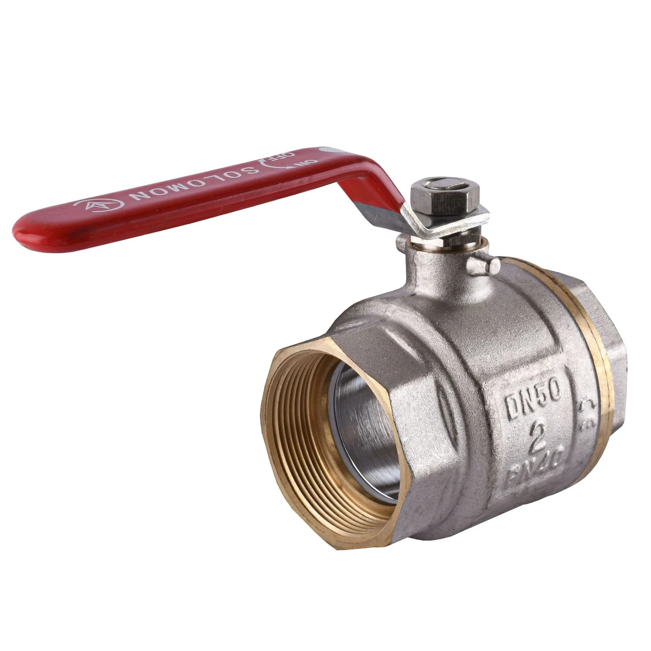 Кран шаровой прямой Solomon 2" ВВ КР PN40 В1001 (1200000332)