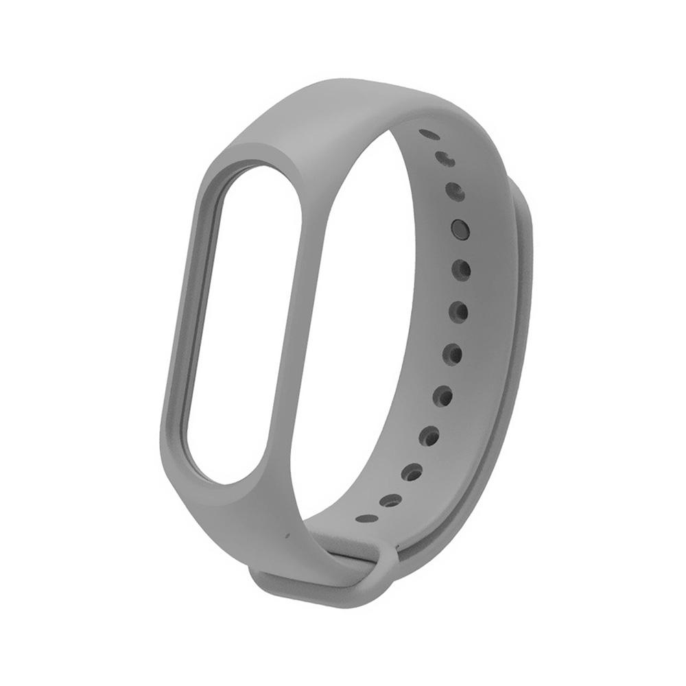 Ремінець для Xiaomi Mi Band 3/4 silicone Grey